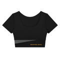 Women's Panelled Crop Yoga T-Shirt