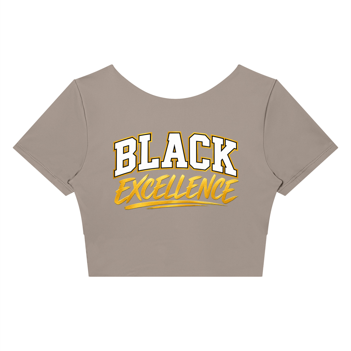 Women's Panelled Crop Yoga T-Shirt
