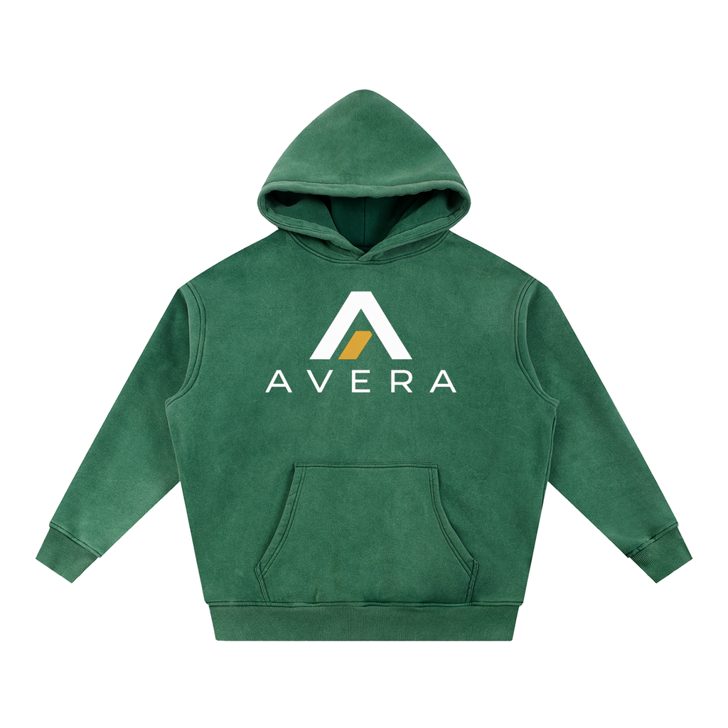 Snow Wash Fleece Oversize Hoodie