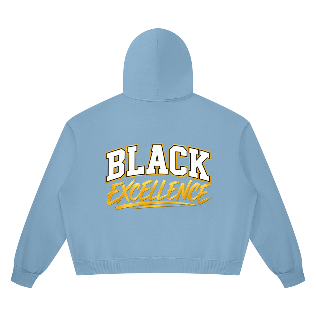 Unisex Vintage Wash Boxy Full Zip Hoodie