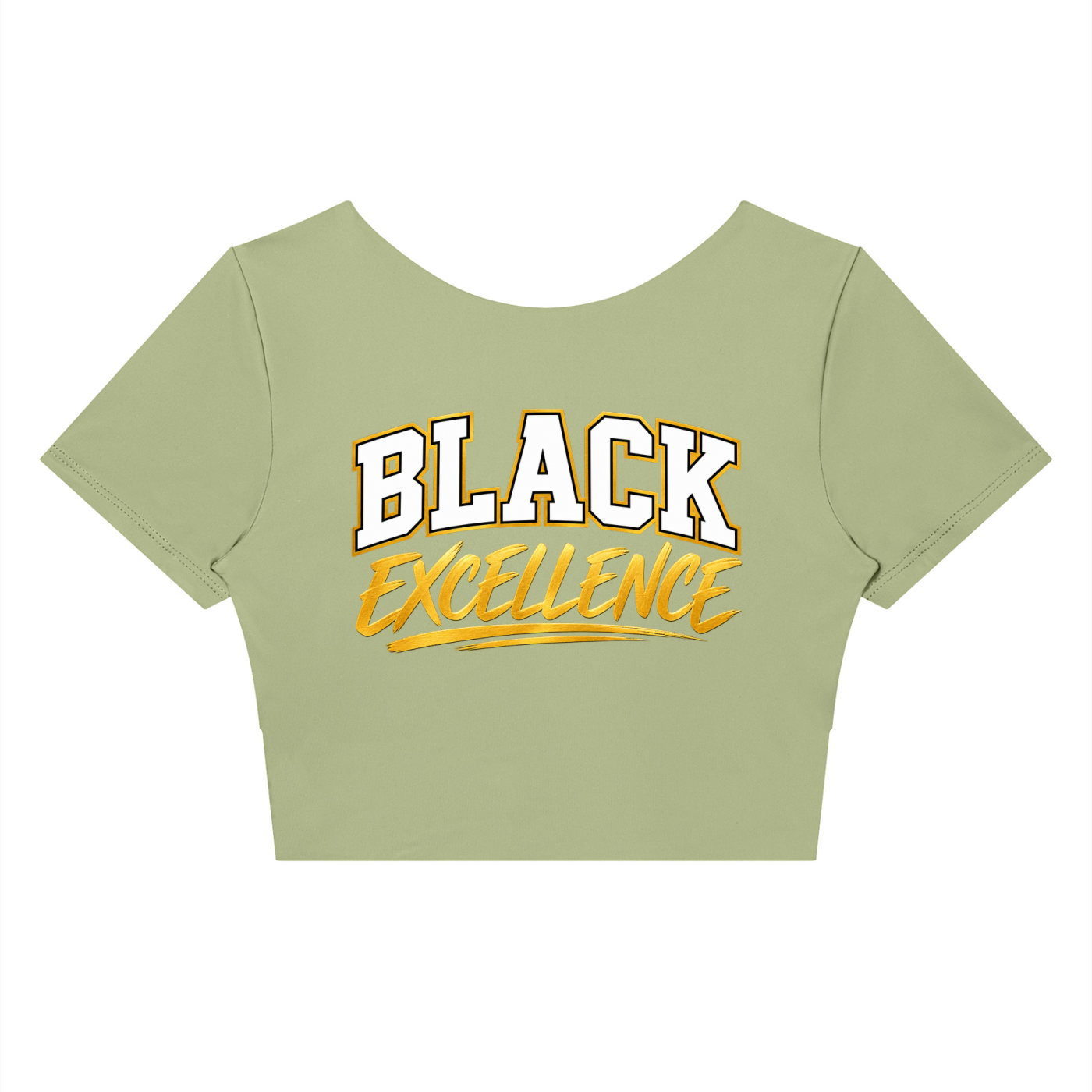 Women's Panelled Crop Yoga T-Shirt