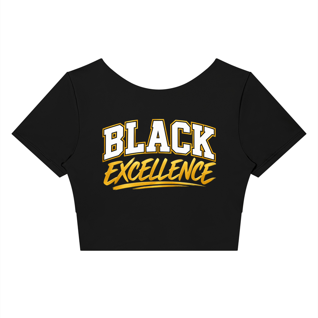 Women's Panelled Crop Yoga T-Shirt