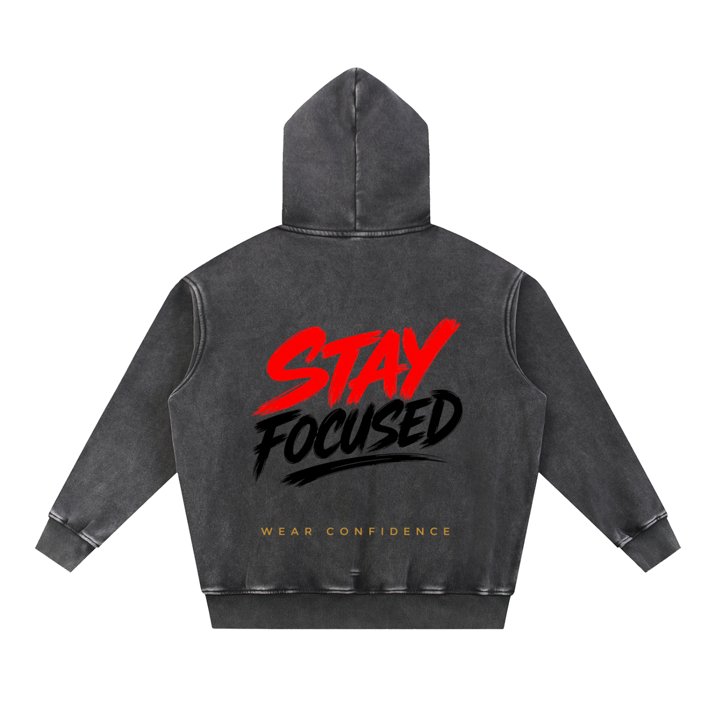 Snow Wash Fleece Oversize Hoodie