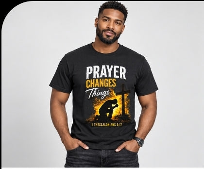faith-inspired graphic tee
