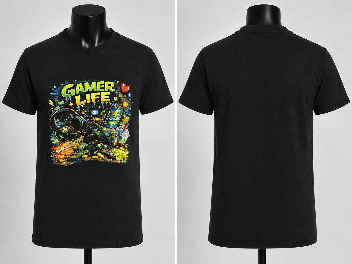Gamer Life Gaming Graphic Tee