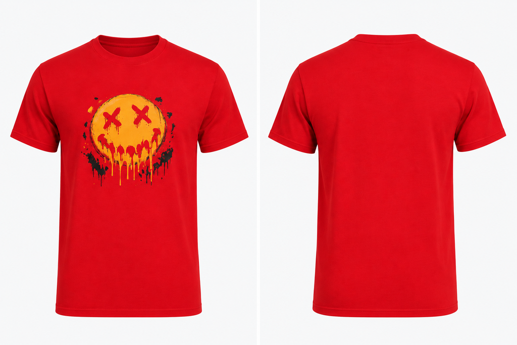 Unisex Drip Face Graphic Tee