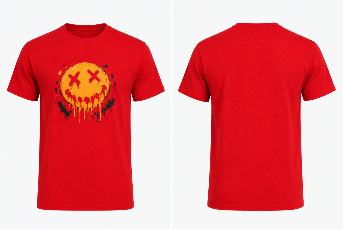 Unisex Drip Face Graphic Tee